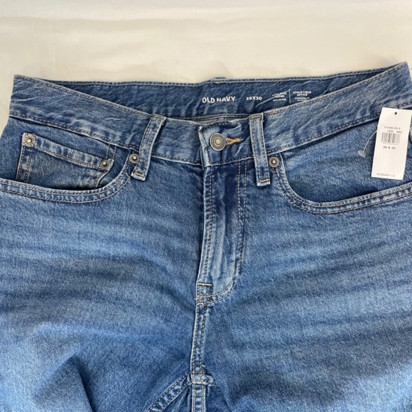 Old Navy Athletic Taper Medium Wash Blue Jeans Skinny Women’s 29x30 WITH TAG - Picture 9 of 16